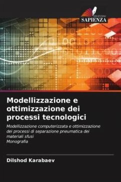 Cover Modellizzazione e ottimizzazione dei processi tecnologici