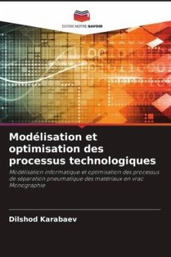Cover Modélisation et optimisation des processus technologiques
