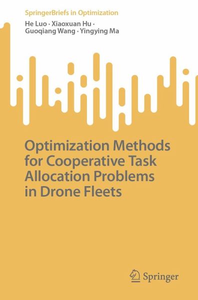 Optimization Methods for Cooperative Task Allocation Problems in Drone Fleets (eBook, PDF)