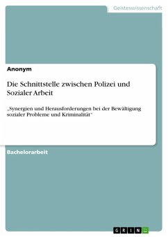 Cover Die Schnittstelle zwischen Polizei und Sozialer Arbeit (eBook, PDF)
