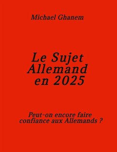 Le Sujet allemand en 2025 Le Sujet allemand en 2025
