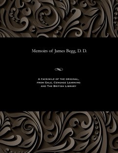 Cover Memoirs of James Begg, D. D.