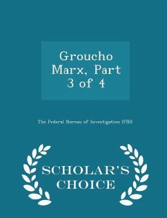 Cover Groucho Marx, Part 3 of 4 - Scholar's Choice Edition