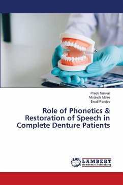 Cover Role of Phonetics & Restoration of Speech in Complete Denture Patients