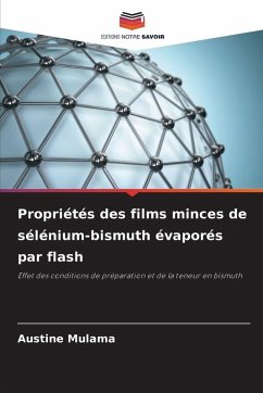 Propriétés des films minces de sélénium-bismuth évaporés par flash - Mulama, Austine