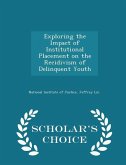 Exploring the Impact of Institutional Placement on the Recidivism of Delinquent Youth - Scholar's Choice Edition