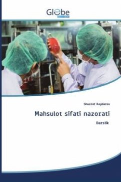 Mahsulot sifati nazorati - Xaydarov, Shuxrat
