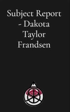 Cover Subject Report - Dakota Taylor Frandsen (eBook, ePUB)