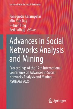 Advances in Social Networks Analysis and Mining (eBook, PDF)