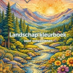 Cover Landschap kleurboek voor volwassenen (hardcover)