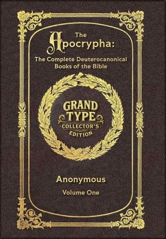 Cover Large Print - The Apocrypha, Volume 1 of 2 - Grand Type Collector's Edition - Matte Hardcover with Dust Jacket