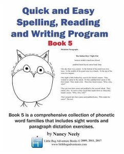 Cover Quick and Easy Spelling, Reading and Writing Program Book 5