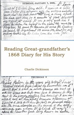 Cover Reading Great-grandfather's 1868 Diary for His Story