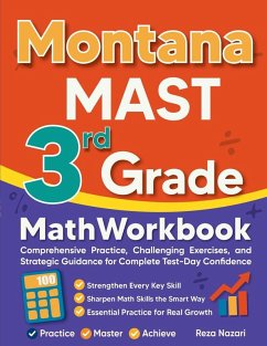 Cover Montana MAST 3rd Grade Math Workbook