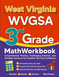 Cover West Virginia WVGSA 3rd Grade Math Workbook