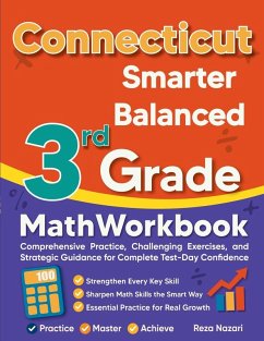 Cover Connecticut Smarter Balanced 3rd Grade Math Workbook