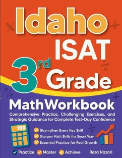 Cover Idaho ISAT 3rd Grade Math Workbook