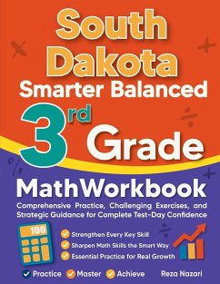 Cover South Dakota Smarter Balanced 3rd Grade Math Workbook