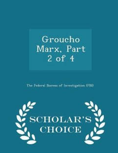 Cover Groucho Marx, Part 2 of 4 - Scholar's Choice Edition