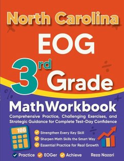 Cover North Carolina EOG 3rd Grade Math Workbook