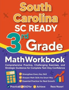 Cover South Carolina SC READY 3rd Grade Math Workbook