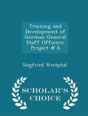 Training and Development of German General Staff Officers