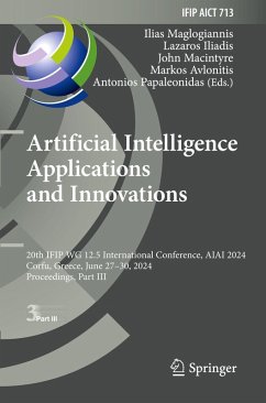 Cover Artificial Intelligence Applications and Innovations