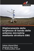 Miglioramento della larghezza di banda delle antenne microstrip mediante strutture EBG