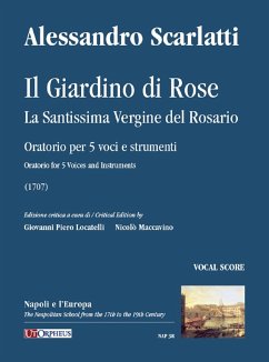 Cover Alessandro Scarlatti, l Giardino di Rose 5 Voices and Chamber Ensemble Vocal Score