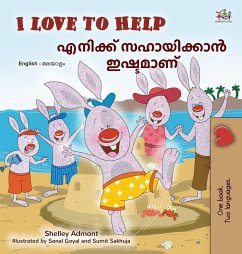 Cover I Love to Help (English Malayalam Bilingual Children's Book)