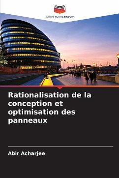 Cover Rationalisation de la conception et optimisation des panneaux