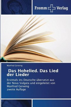 Cover Das Hohelied. Das Lied der Lieder