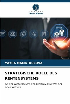 Cover STRATEGISCHE ROLLE DES RENTENSYSTEMS