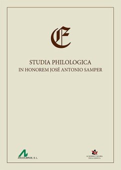 Cover Studia philologica in honorem José Antonio Samper