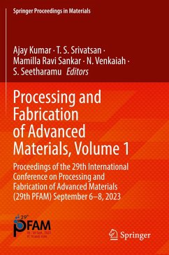 Cover Processing and Fabrication of Advanced Materials, Volume 1