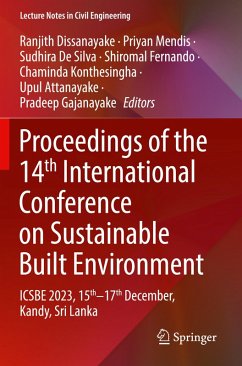 Cover Proceedings of the 14th International Conference on Sustainable Built Environment