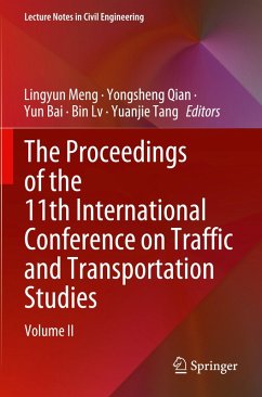 Cover The Proceedings of the 11th International Conference on Traffic and Transportation Studies