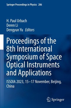 Cover Proceedings of the 8th International Symposium of Space Optical Instruments and Applications