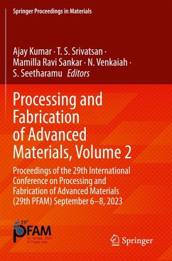 Cover Processing and Fabrication of Advanced Materials, Volume 2