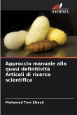 Approccio manuale alla quasi definitività Articoli di ricerca scientifica