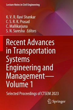 Cover Recent Advances in Transportation Systems Engineering and Management-Volume 1