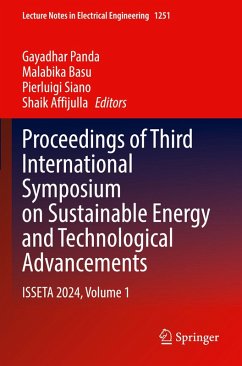 Proceedings of Third International Symposium on Sustainable Energy and Technological Advancements