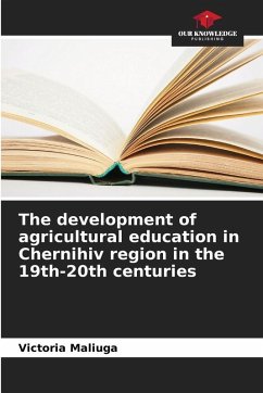 Cover The development of agricultural education in Chernihiv region in the 19th-20th centuries