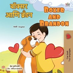 Cover Boxer and Brandon (Marathi English Bilingual Children's Book)