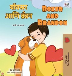 Cover Boxer and Brandon (Marathi English Bilingual Children's Book)