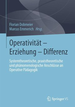 Operativität - Erziehung - Differenz (eBook, PDF)