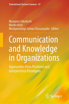Communication and Knowledge in Organizations (eBook, PDF)