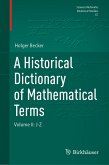 A Historical Dictionary of Mathematical Terms (eBook, PDF)