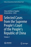 Selected Cases from the Supreme People's Court of the People's Republic of China (eBook, PDF)