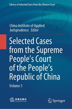 Selected Cases from the Supreme People's Court of the People's Republic of China (eBook, PDF)